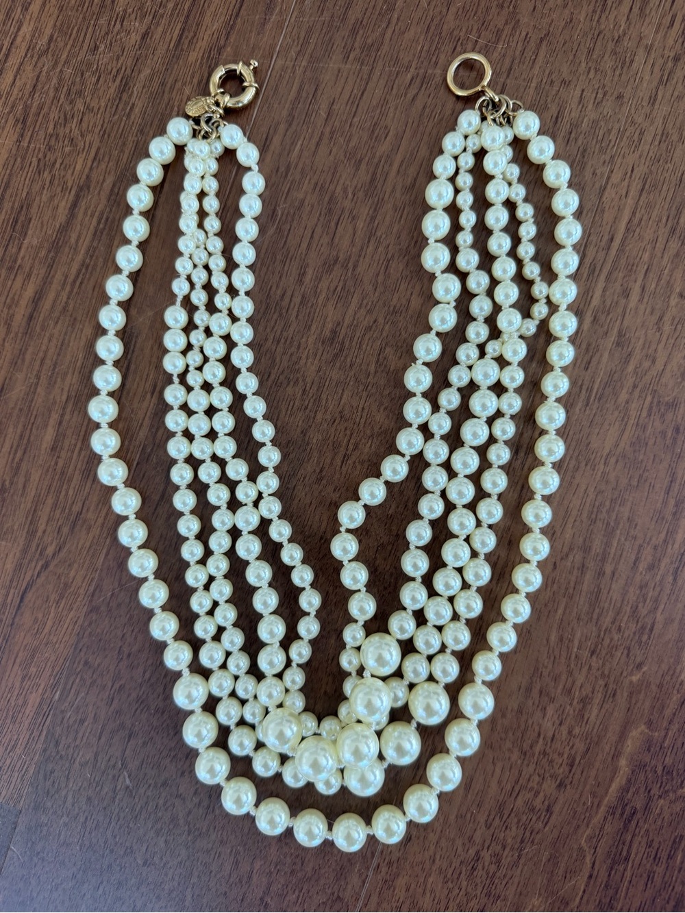 J. Crew Multi-Strand Pearl Necklace